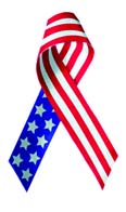 american flag ribbon